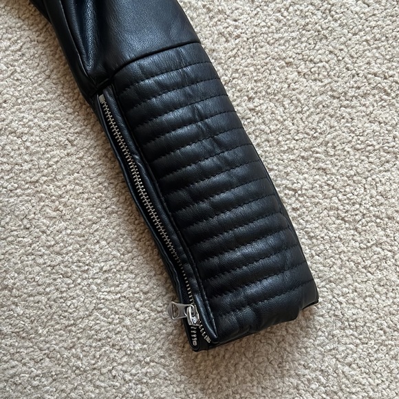 H&M leather jacket (polyester) - Picture 4 of 6